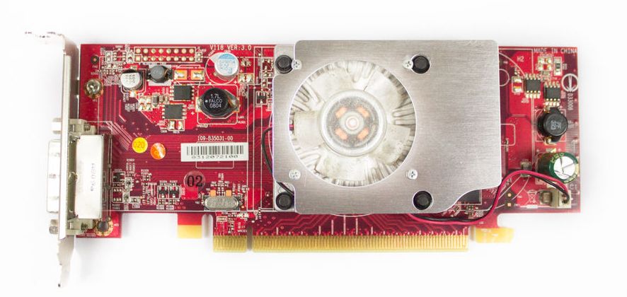 Grafische kaart ATI Radeon HD 2400 256MB DDR2 PCI-E 16x 1.0 DVI S-VIDEO LOW PROFILE RV610 MSI